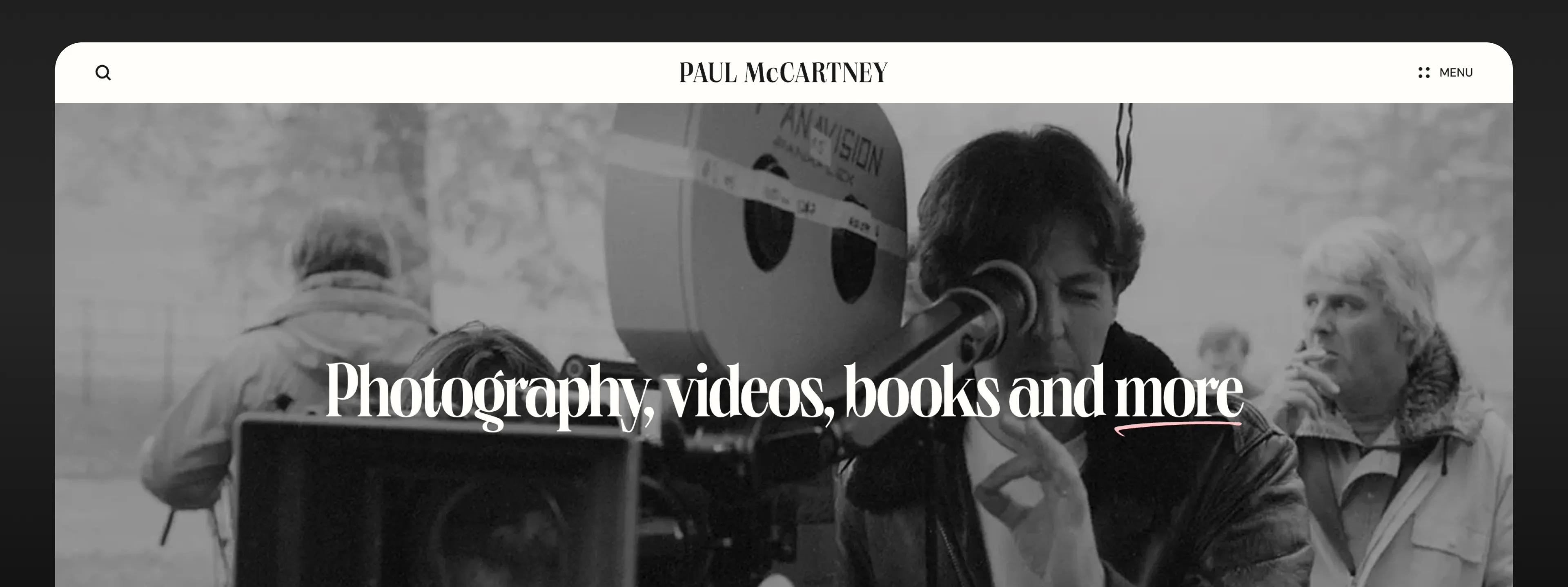 Paul McCartney website